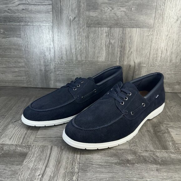 Aldo Regatta Men\'s size 14 Navy Blue Suede Boat Shoes main image 5